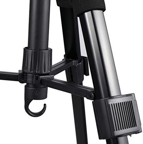 QISHI YUHUA QISHI YUHUA Wig Stand Tripod with Non-Slip Base Adjustable Mannequin Head Stand with Hook Heavy Duty Manikin Head Tripod