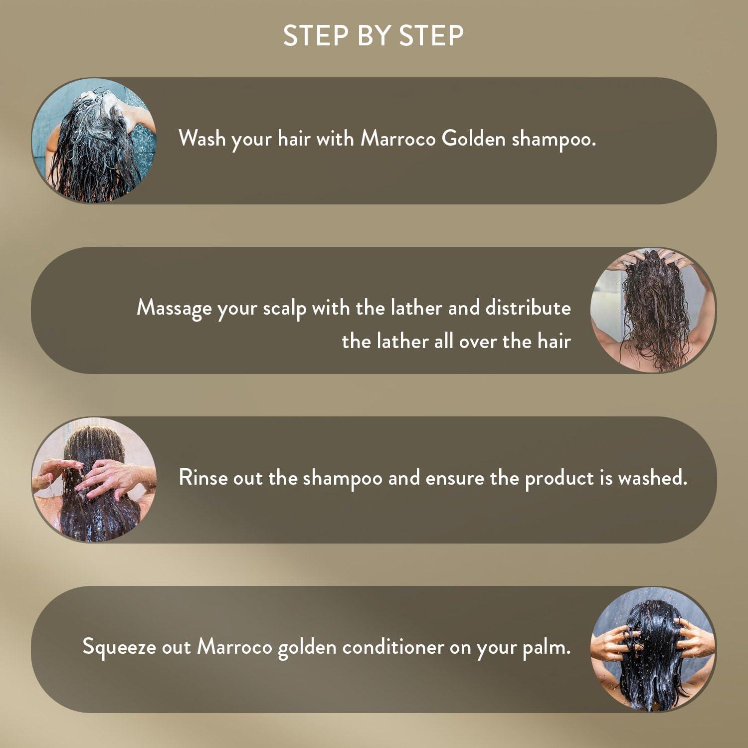 FLORACTIVE PROFISSIONAL FLORACTIVE PROFISSIONAL Marroco Golden Plus Shampoo 250Ml And Conditioner- 250Ml