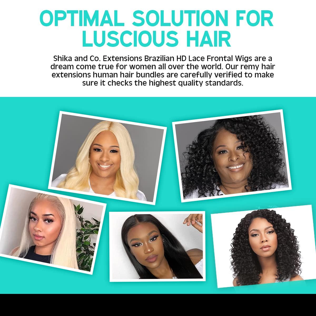 SHIKA & CO. EXTENSIONS HD LACE FRONTAL WIGS BODY WAVE 26"