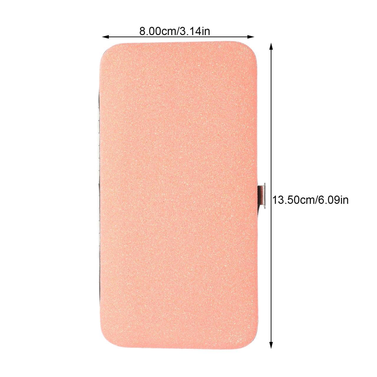 DOITOOL DOITOOL Box Tweezers Storage Bag Eyelash Holder Lashes Tweezers Travel Case Eyelash Container Lash Containers Lash Tweezers Eyelash Extension Tweezers Organizer Makeup Tools Make up Pink