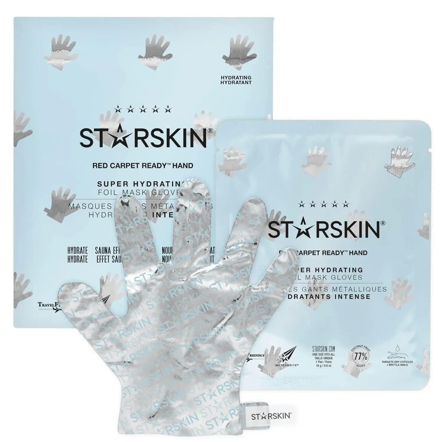 STARSKIN STARSKIN Red Carpet Ready 1 pack, Korean Skincare Hand Mask, Repairing Hand Mask with Shea Butter & Macademia Oil, Deep and Instant Hydration, Revitalizing and Moisturizing