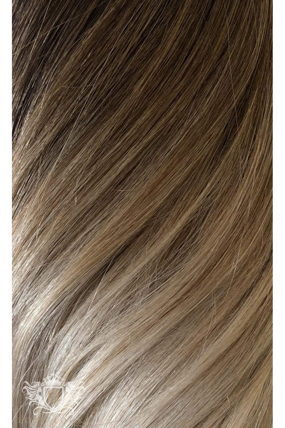 Foxy Locks Foxy Locks Vanilla Frappe - Wrap Ponytail Clip In Hair Extensions 12 / 16 / 22 / 26 INCH 16" | 120g