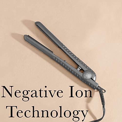 HerStyler HerStyler Castor Oil Hair Serum and Forever Straightening Flat Iron Set