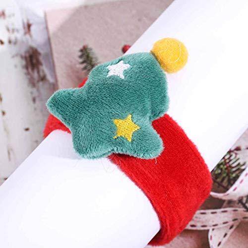 Bomine Bomine Christmas Hairpin Bowknot Hair Clips Hairpin Hair Accessories for Adult and Children 4Sets
