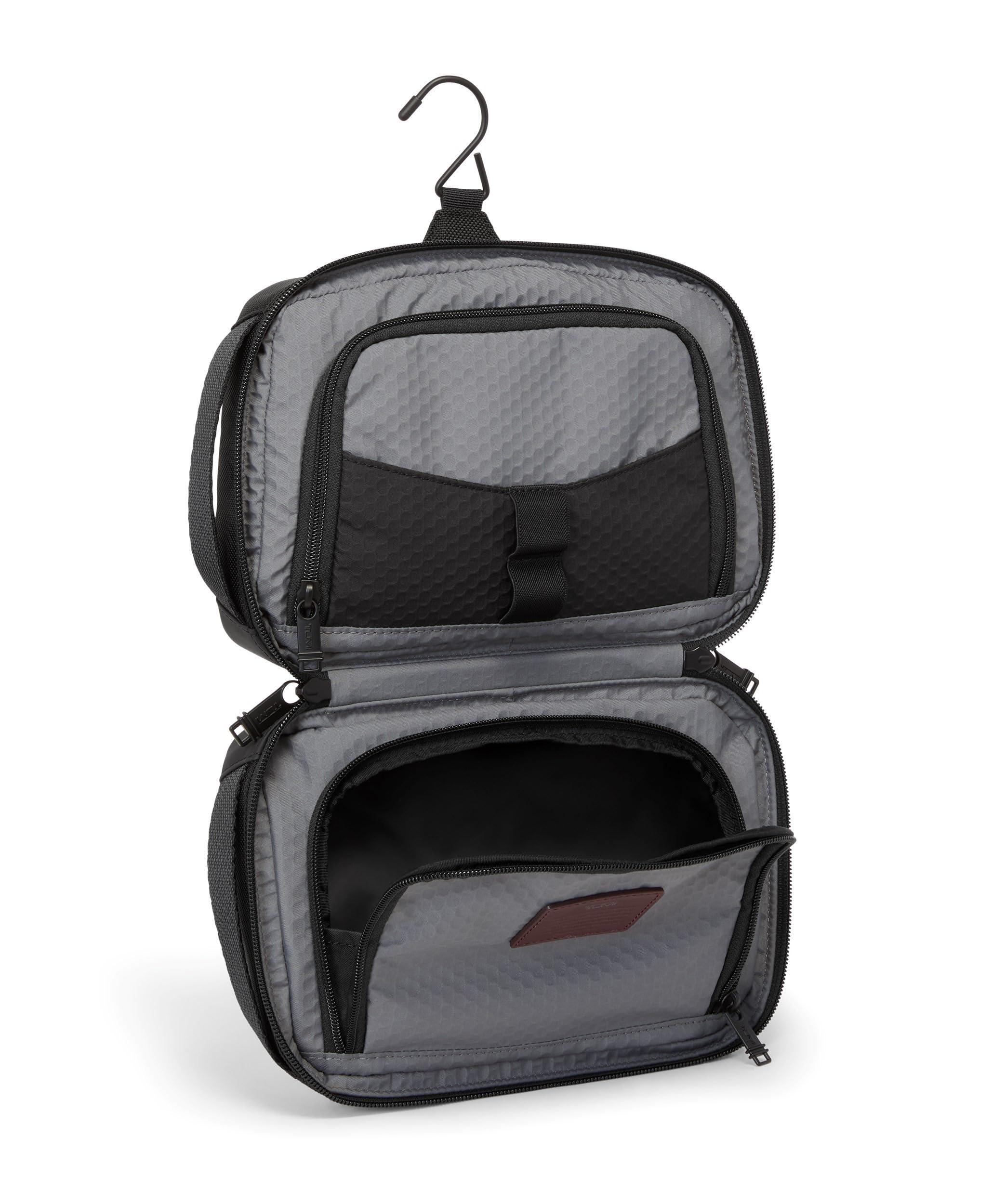 TUMI TUMI - Alpha Bravo Response Travel Kit - Hanging Toiletry Kit - Travel Bag Tracer - 6.3\" X 9.5\" X 3.5\" - Oxblood