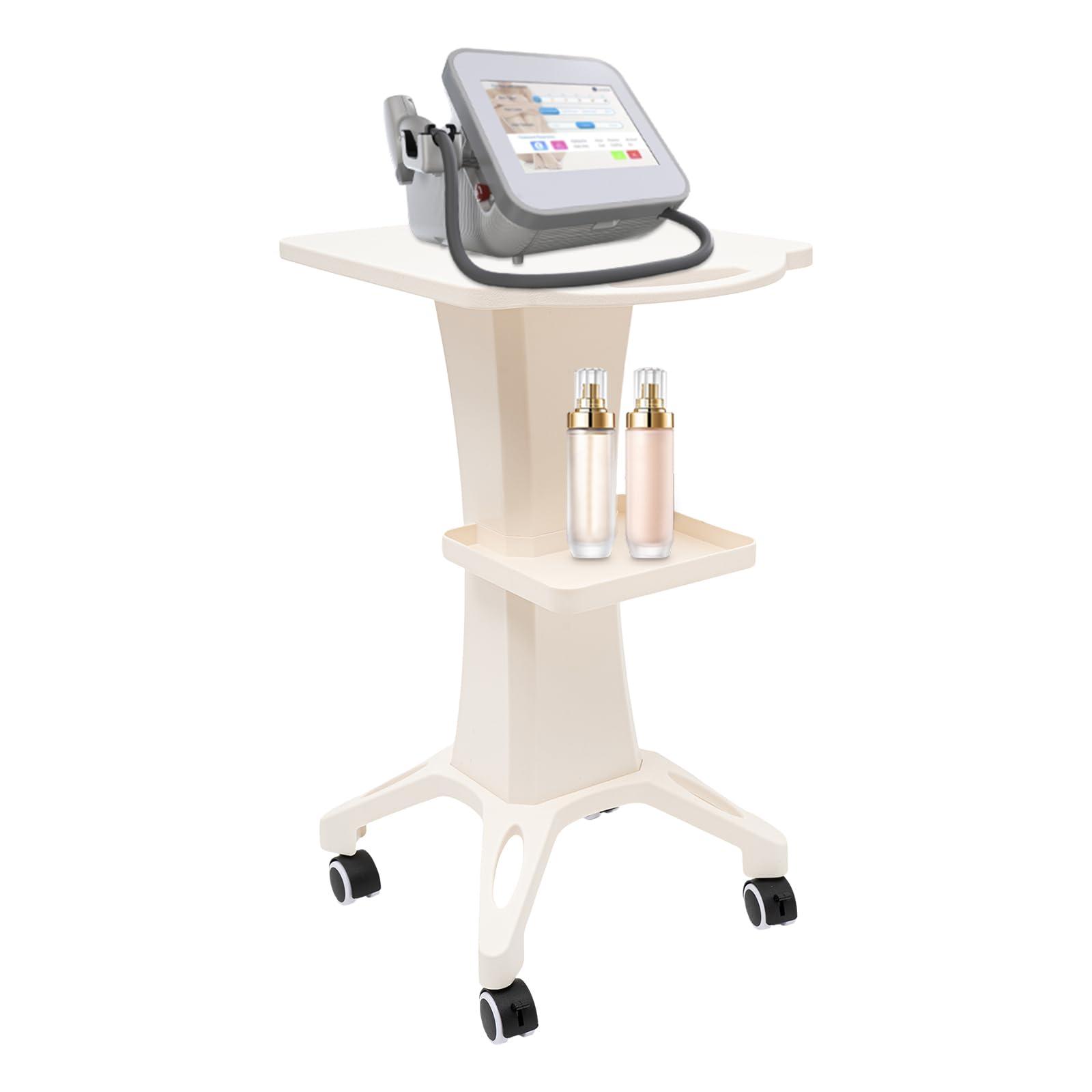 FARDIESER Beauty Salon Trolley Stand Rolling Cart, Mobile Rolling Cart Beauty Medical Tools Storage Trolley Beauty Cart Hair Salon Storage Equipment Professional Salon Spa Trolley Cart(37 * 45 * 72cm)