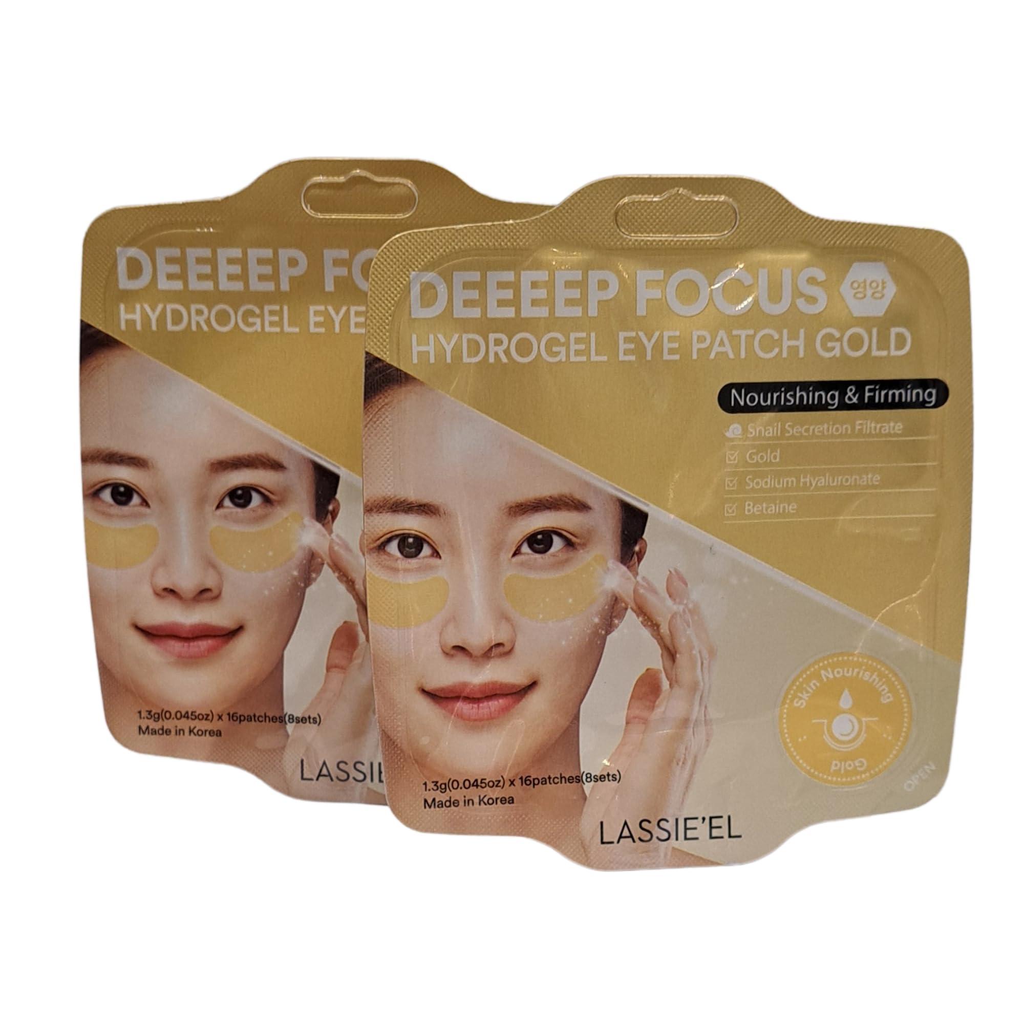 Lassie\'el Lassie\'el DEEEEP FOCUS Hydrogel Eye Patch Gold