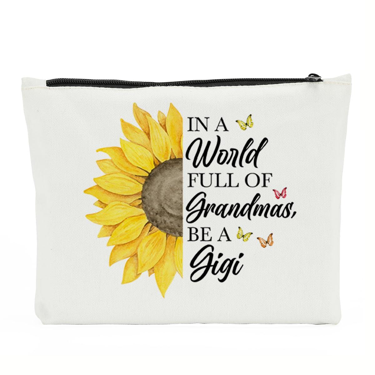 NBIAN Gigi Gifts for Grandma, Nana Gifts from, Grammy Gift for Mothers Day, Birthday Gifts for Nana, Great Grandma Gifts, Best Grandmother Gift, Thanksgiving Christmas Gifts, Travel Toiletry Bag