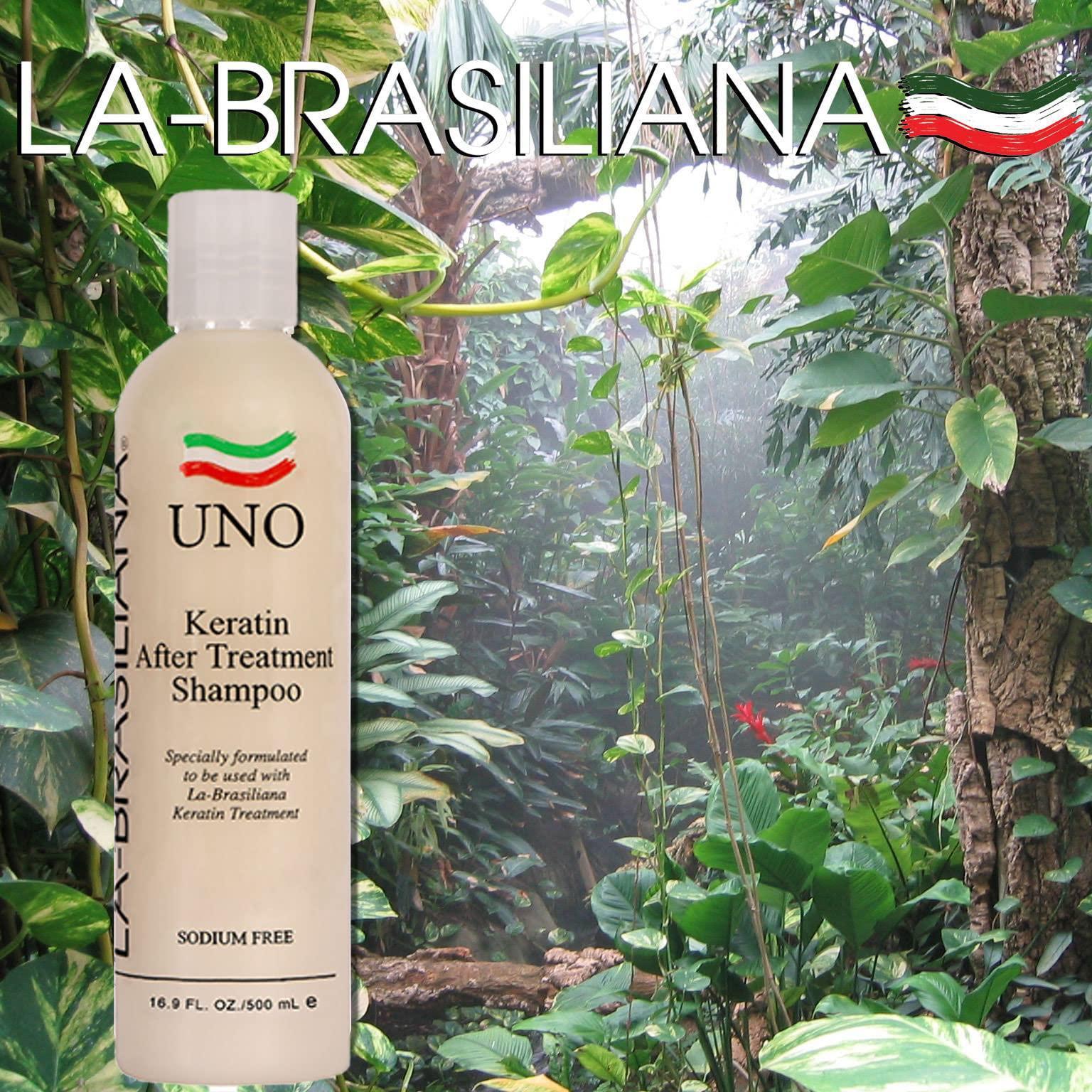 La-Brasiliana La-Brasiliana Uno Keratin and Collagen Shampoo, 16.9 fl.oz.