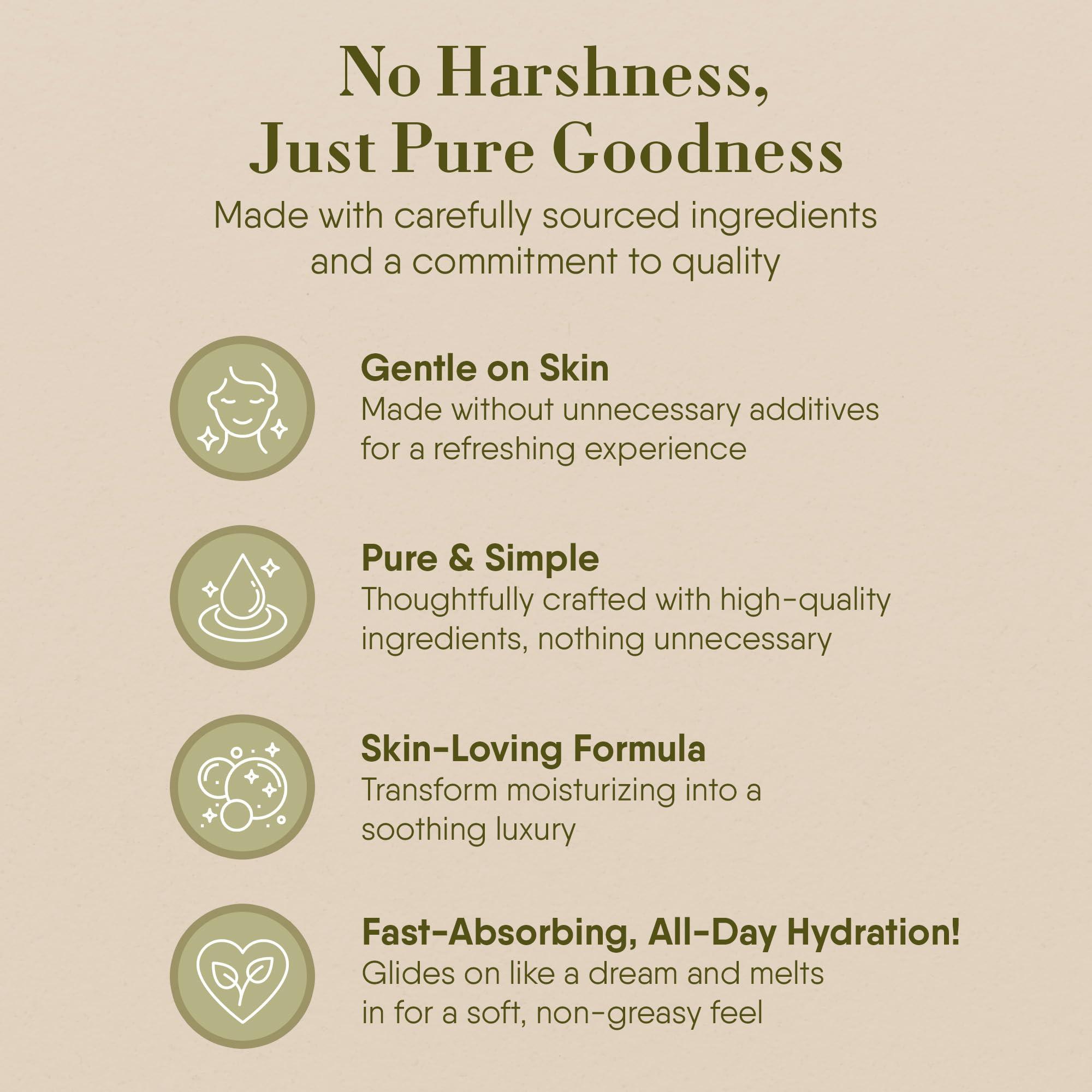 360Feel 360Feel Egyptian Musk Body Lotion - Hydrates with Coconut & Olive Oil, Plant-Based, Non-Greasy, Sensitive Skin, All Day Use