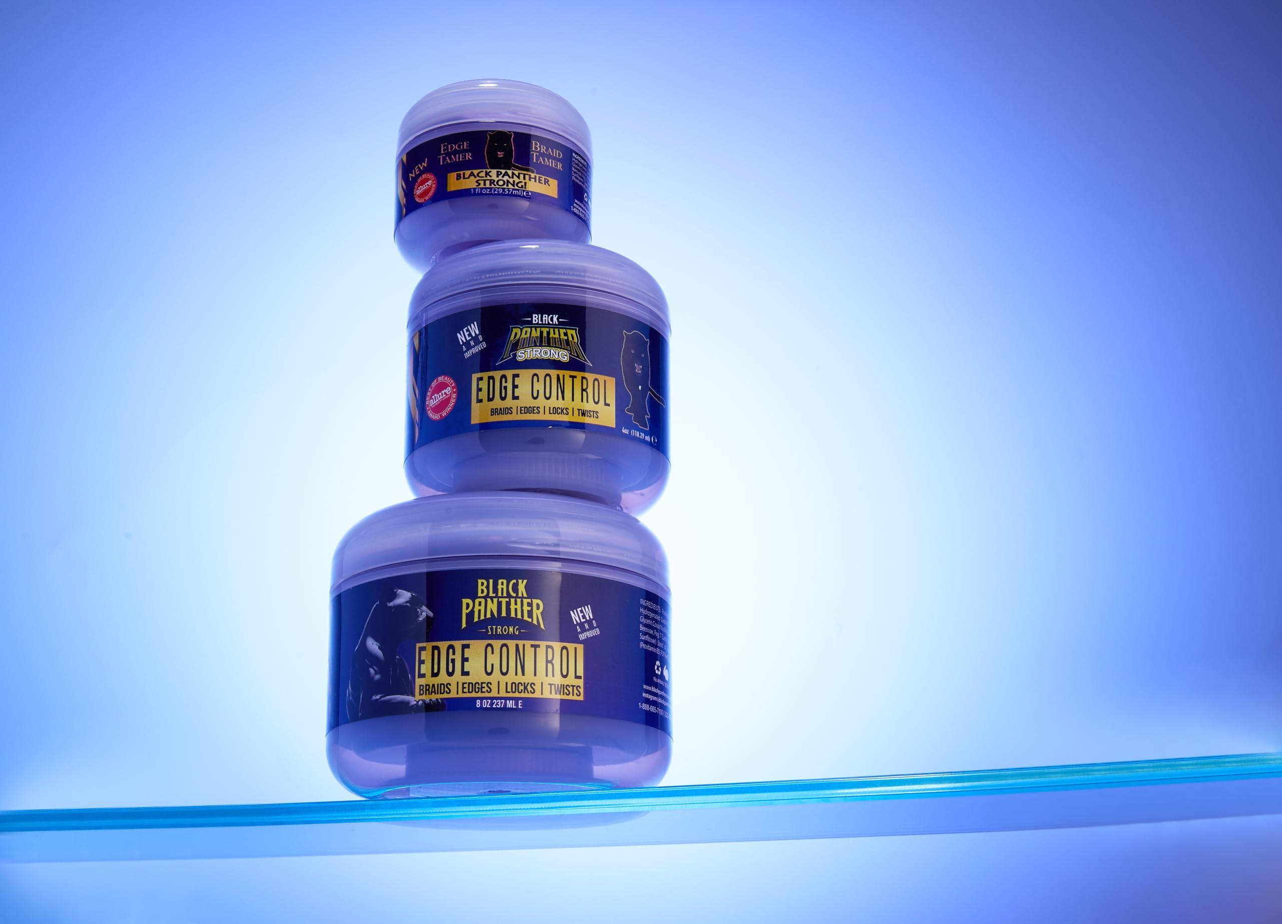 black panther strong diamond edges DIAMOND EDGES BLACK PANTHER STRONG - Edge Control & Styling Gel, 24 Hour Hold w/No Flakes, Ideal for Curly Hair (4oz (Pack of 1))