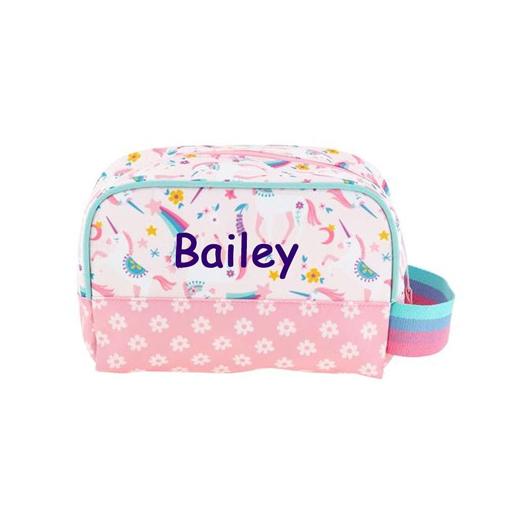 Stephen Joseph Stephen Joseph Toiletry Bag - Personalized Unicorn Travel Bag - Kids Organizing Bathroom Bag