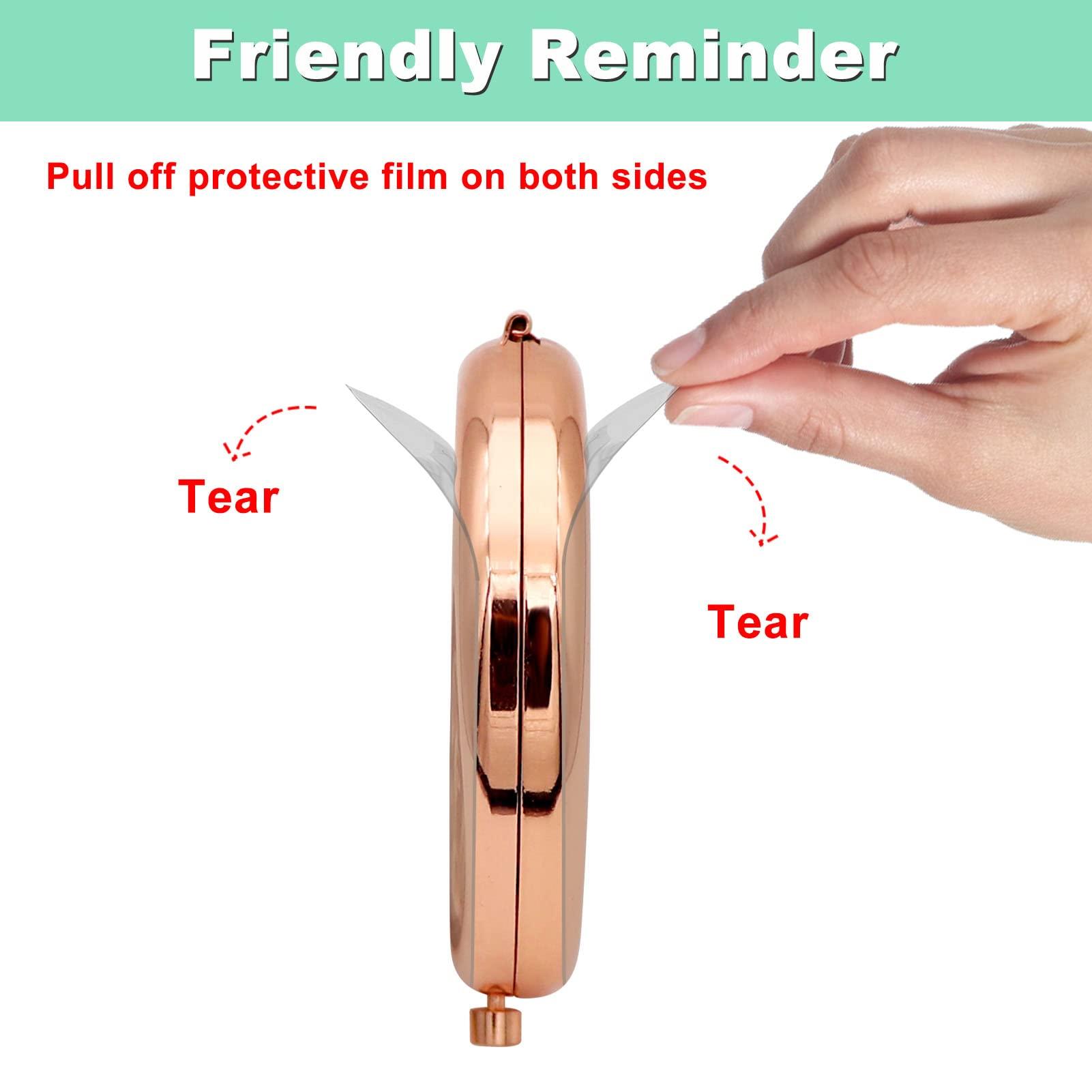 Mwphuy Daughter in Law Gift from Mom Compact Makeup Mirror Birthday Gift for Daughter in Law Bride to Be Present Bridal Shower Present for Women Folding Makeup Mirror Mothers Day Engagement