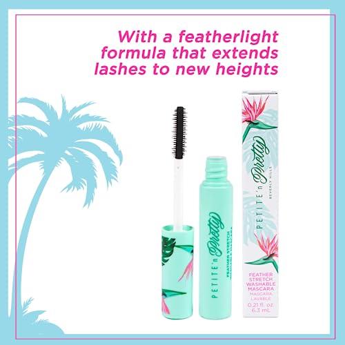 Petite \'N Pretty Petite \'n Pretty Feather Stretch Tubing Washable Mascara - Makeup for Kids, Tweens and Teens - Extends lashes, Easy to Apply & Remove - Non Toxic & Made in the USA - As Seen on TikTok