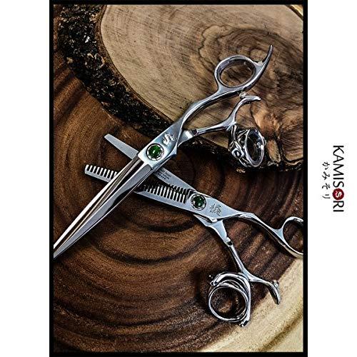 Washi Kamisori Revolver 3-5.5" Professional Hair Cutting Shear Set, Double Swivel Thumb - Authorized Distributor