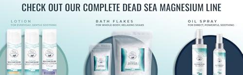 Natural Elephant Natural Elephant Dead Sea Magnesium Bath Flakes | 8 oz Travel Size (227g) | Pure Magnesium Chloride Soak for Body and Foot | Ideal for a Soothing Bath Experience | Alternative to Epsom Salt