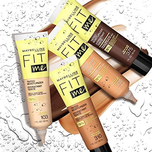 Maybelline New York Maybelline Fit Me Tinted Moisturizer, Natural Coverage, Face Makeup, 118, 1 Count