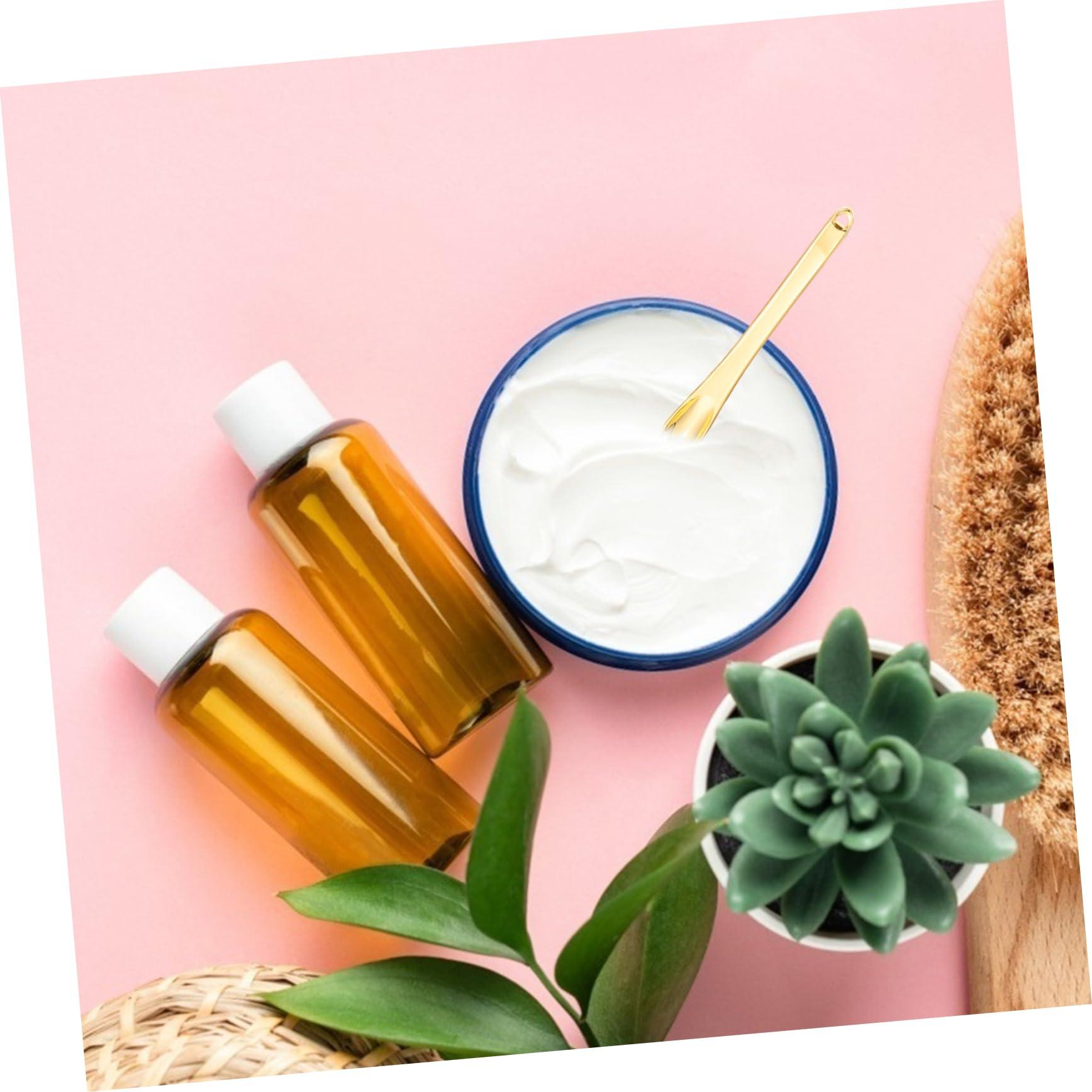 Angoily 15 Pcs Face Cream Scoop Eye Cream Scoops Makeup Dig Scoops Makeup Pick Spoons Face Cream Spoons Eye Cream Pick Sticks Mini Makeup Spoons Salon Eye Cream Spoons Makeup Cream Spoons