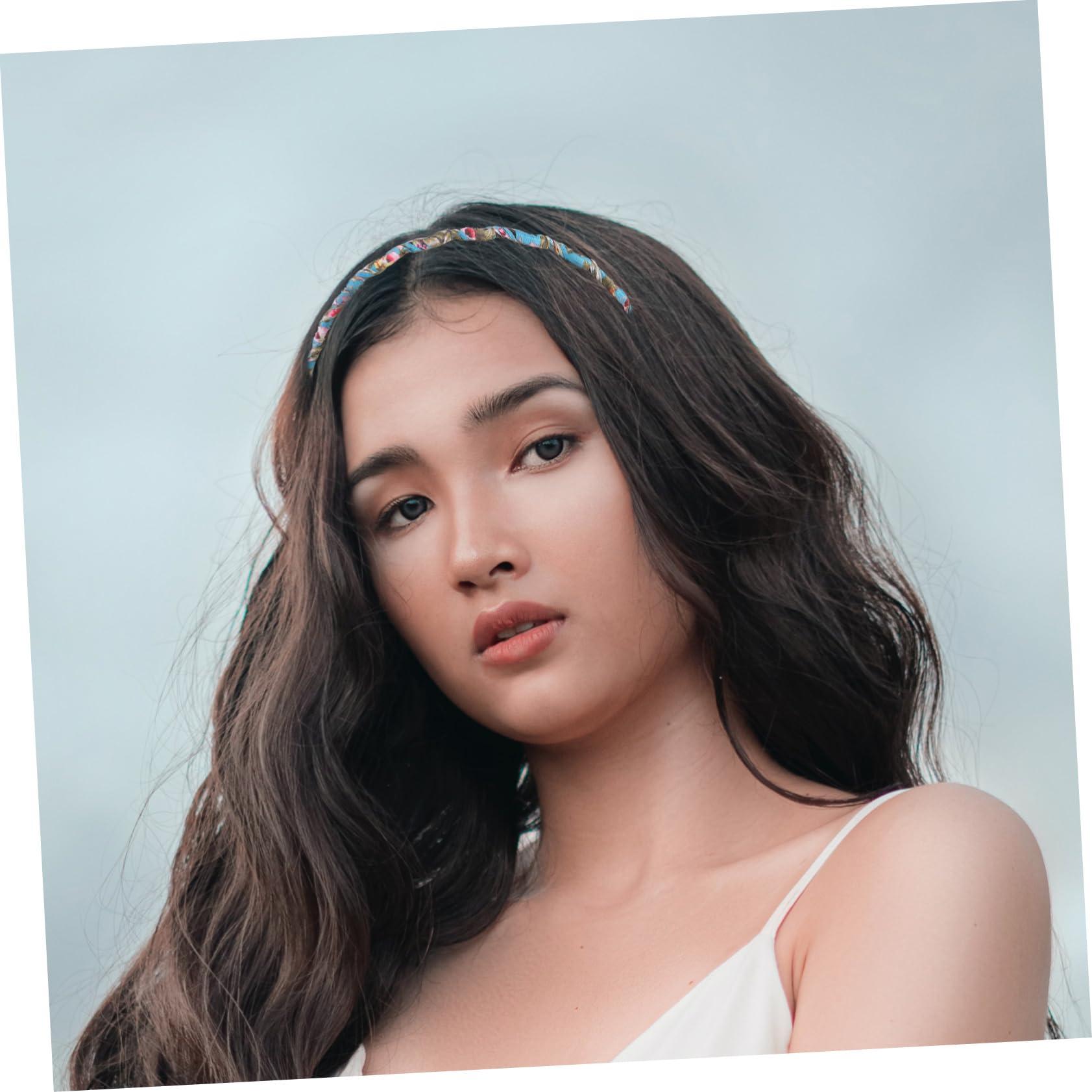 FOMIYES FOMIYES 6pcs Wave Rao Hair Clasp Squiggly Headband Toothed Headband Hair Comb Headband Shark Teeth Headband Wavy Headband Headbands Hair Hoops Miss Wrap Around Cloth Korean Version Fabric