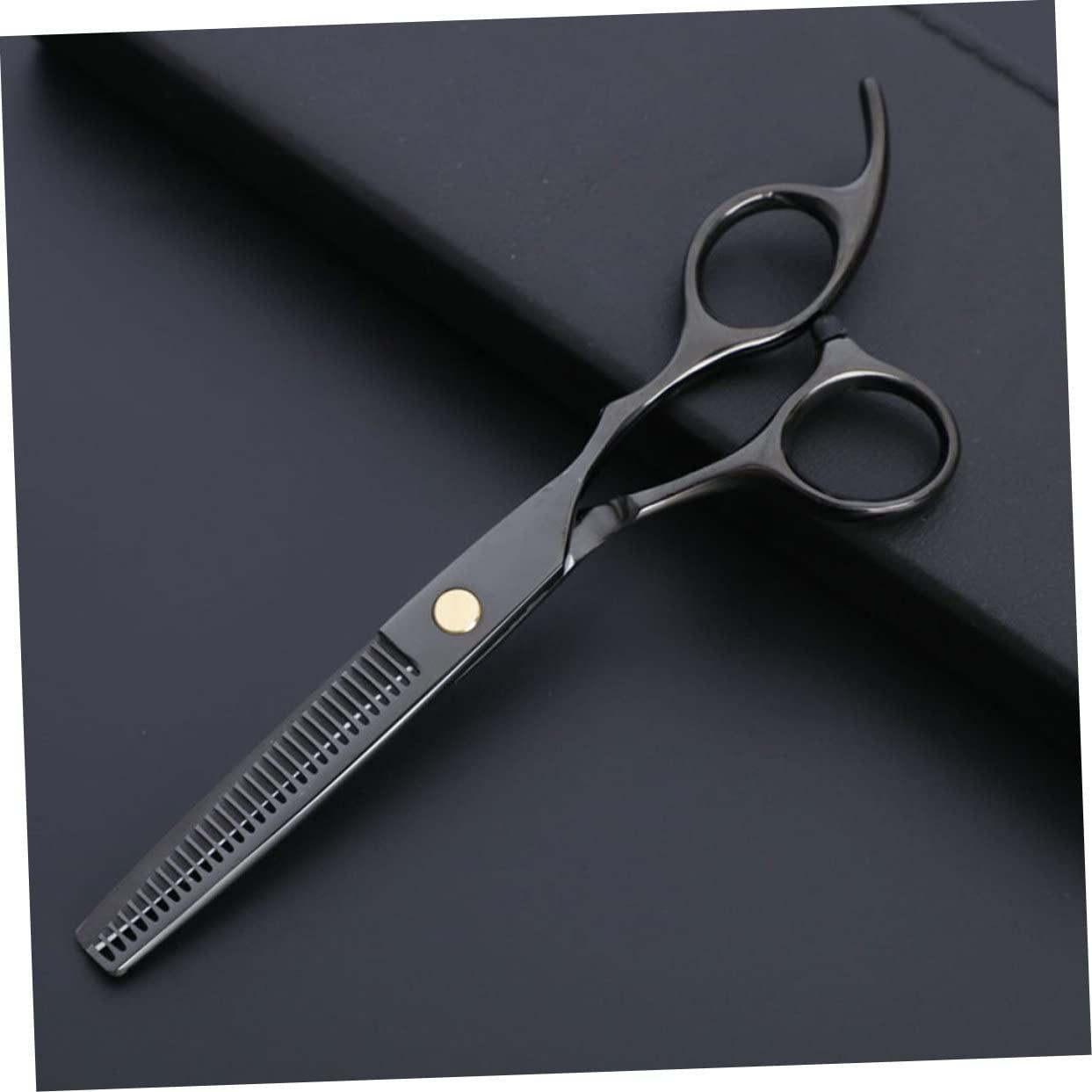 DOITOOL DOITOOL 2pcs Hairdressing Scissors Hair Salon Cutter Haircut Scissor Hair Styling Tools Barbers Shears Black