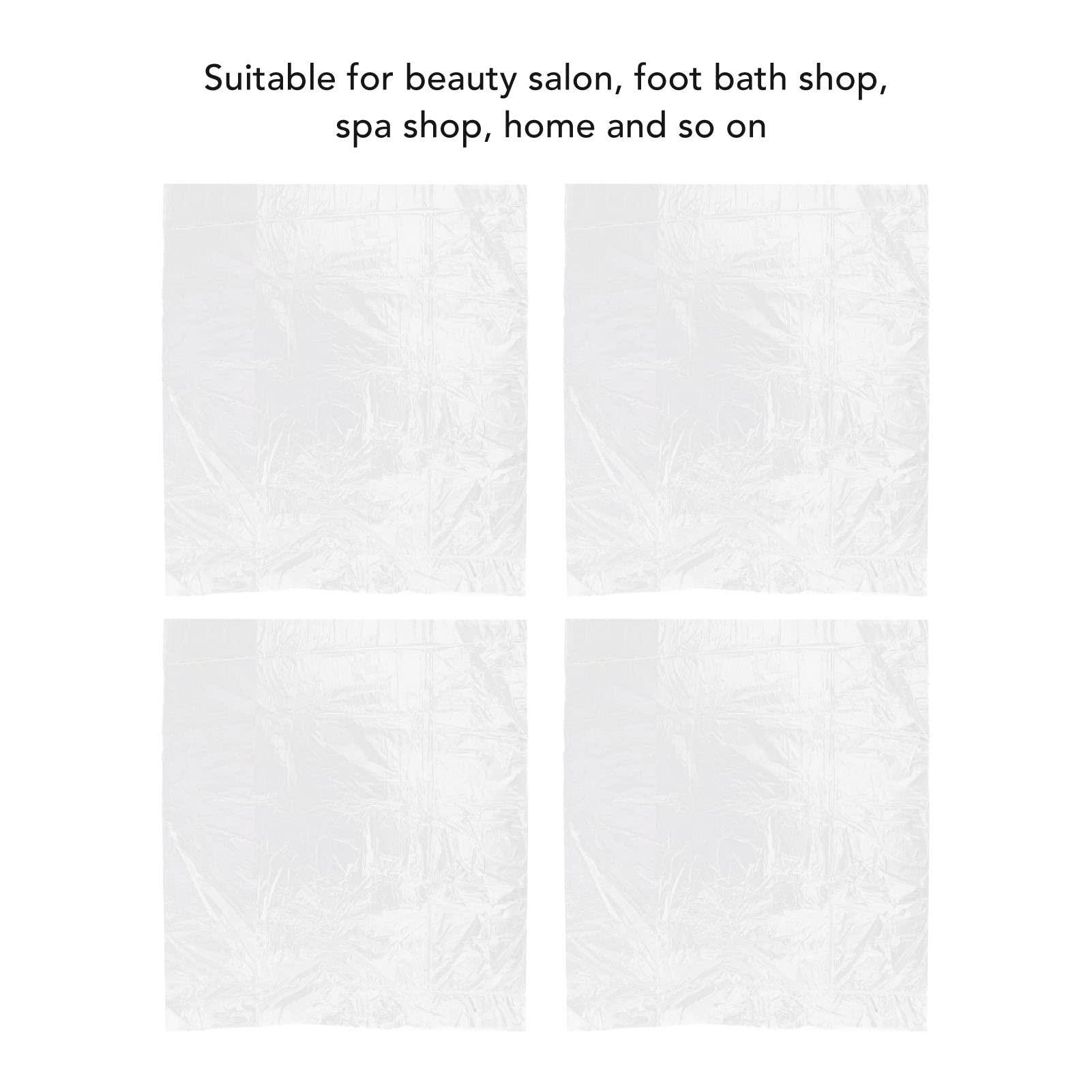 Natudeco 500Pcs Disposable Foot Tub Liners Pedicure Basin Bags Foot Soak Bags for Pedicure SPA, Foot Tub Protective Liners