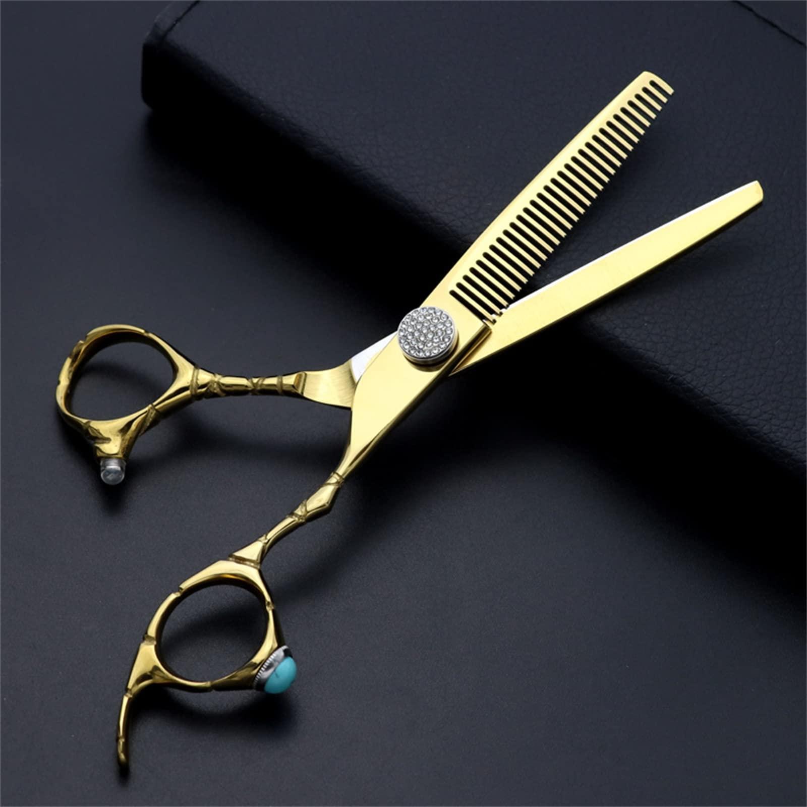 UNDIFY Hair Cutting Scissors Thinning Shears Kit, Professional Hair Scissors, 6 inch, Extremely Sharp Blades, Salon Razor Edge Scissor, Japanese 440C Stainless Steel, for Hair for Women Men Kids Pet