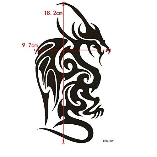 TTHUONG THATHU Large Dragon Waterproof Temporary Tattoos Men Body Feminino Tattoo Tatouage Temporaire Henna Sleeve Tatoo Sticker Tatuajes