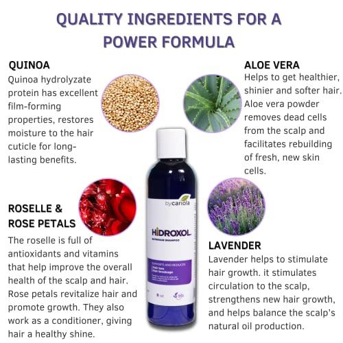 Hidroxol Hidroxol Nutrihair Shampoo 8 oz - Hair Loss Support - Hair Breakage - Hair Regrowth - Natural Formula