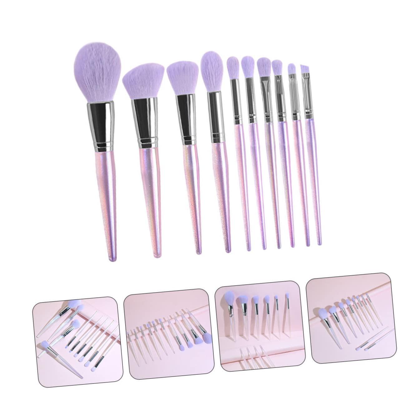 minkissy minkissy Make up Kits Women 10pcs Makeup Brushes Set Blush Brush Professional Makeup Brush Compact Size for Travel
