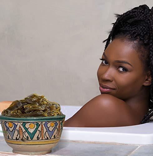 Zakia's Morocco Moroccan Black Soap and Kessa Exfoliating Glove - Net Wt. 8.82