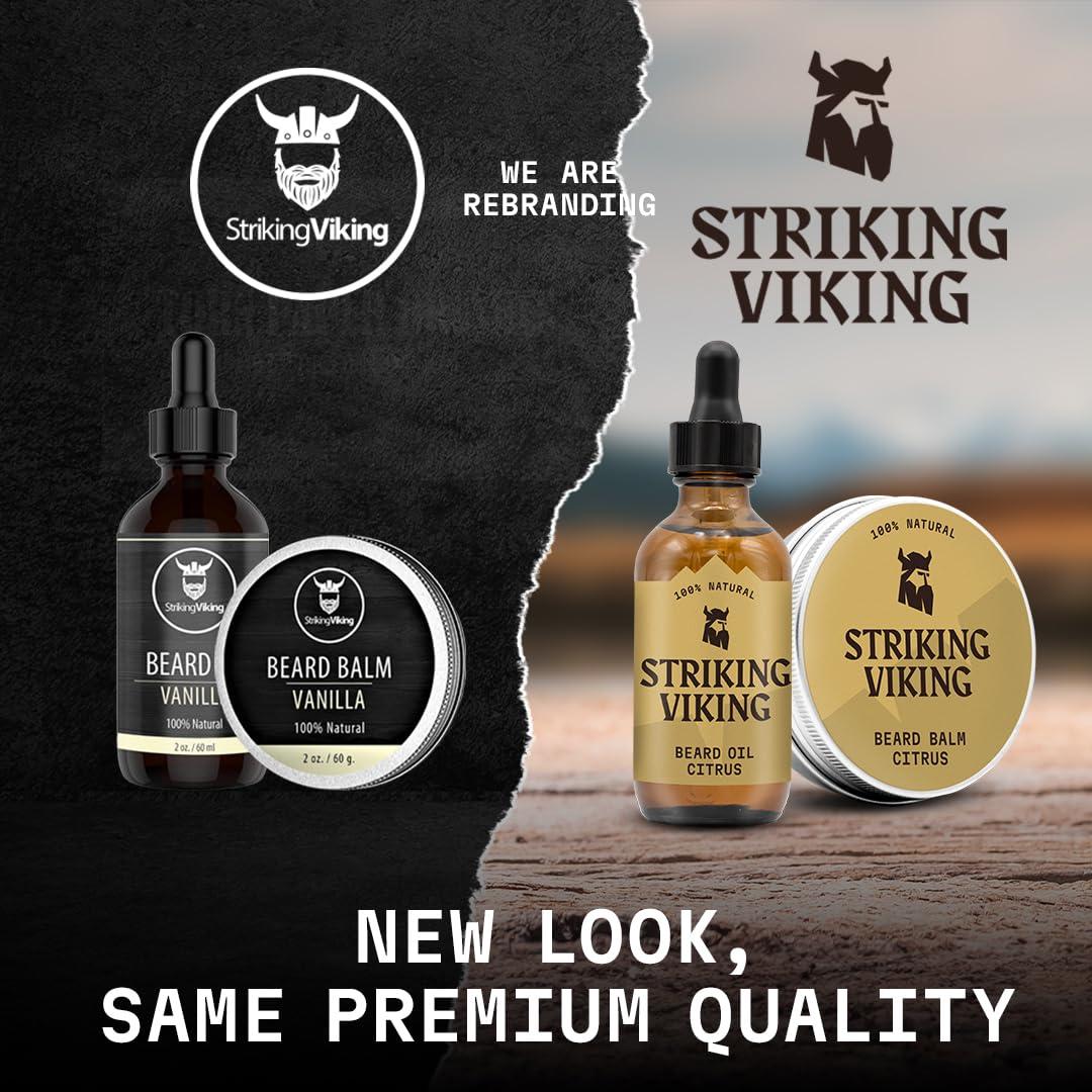 Striking Viking Striking Viking Beard Butter (4oz) Sandalwood & Beard Wash and Conditioner (10oz) Set Sandalwood