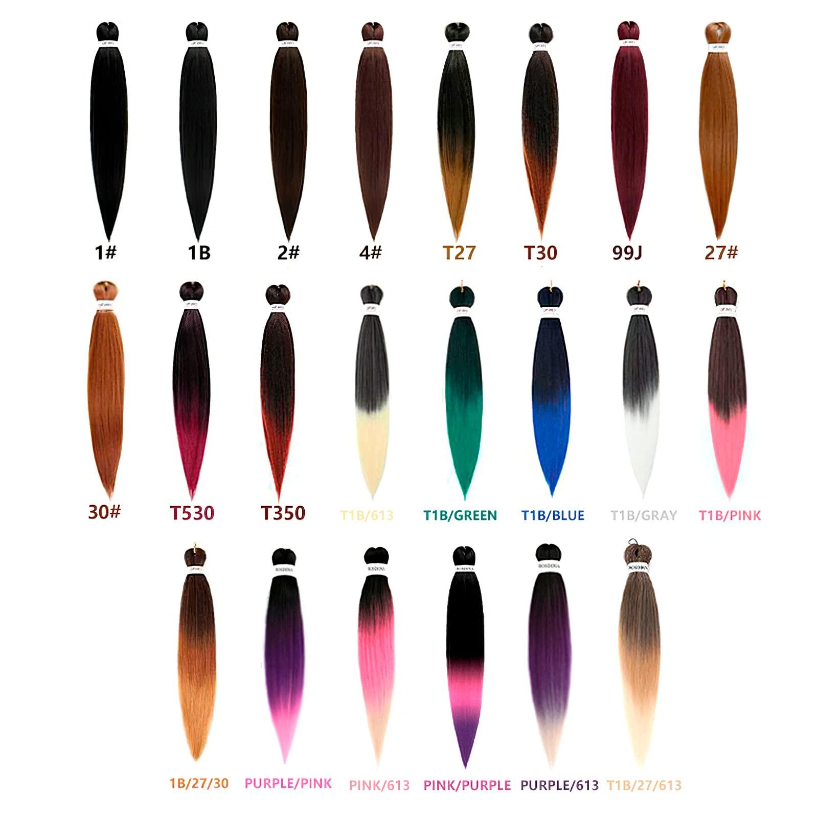 DIFUNEE DIFUNEE Pre-stretched Braiding Hair - 36 Inch 8 Packs Natural Black Super Long Braiding Hair For Twist or Box Braids, Yaki Texture Hot Water Setting Synthetic Braiding Hair Extensions (36 Inch, 1B-8P)