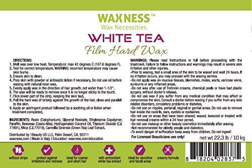 Wax Necessities Waxness Wax Necessities Hard Wax Beads White Tea Bulk 22 pounds