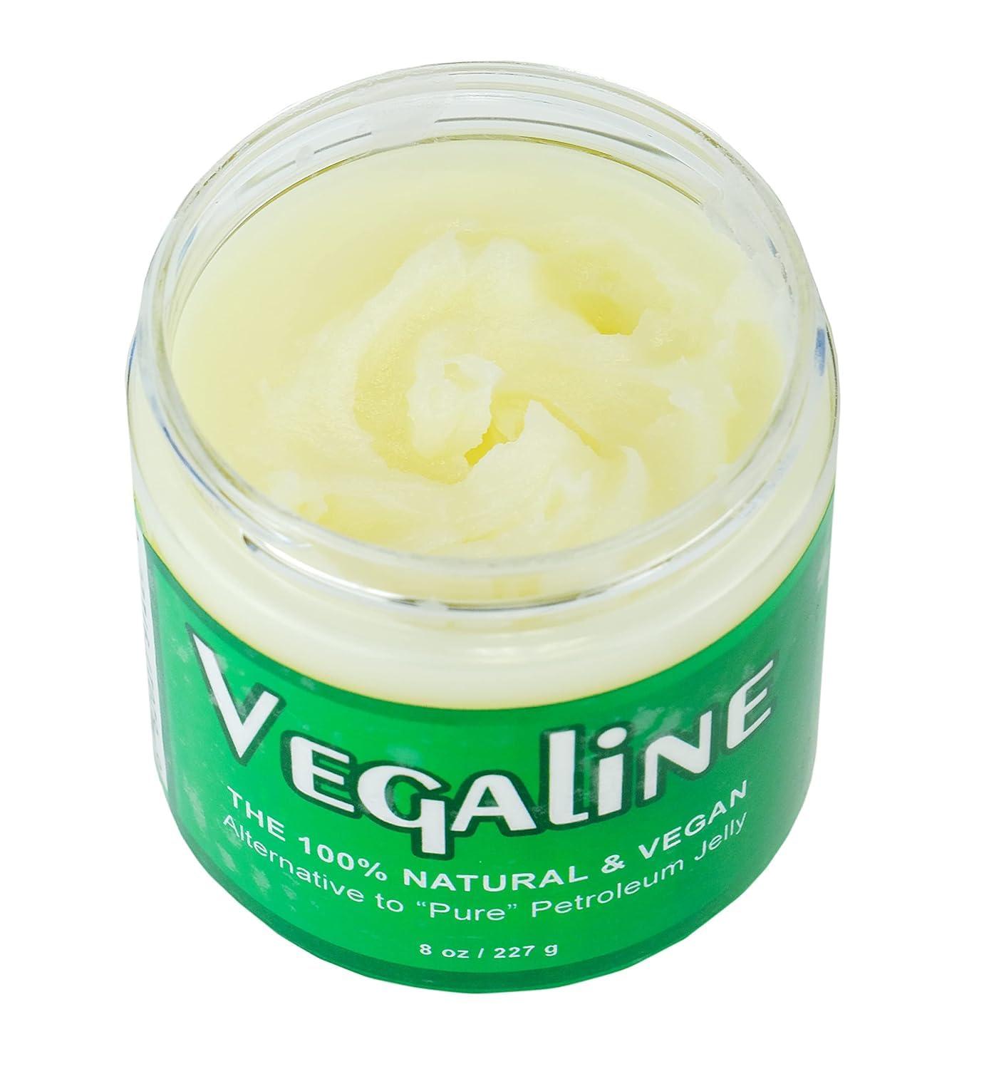 Beesaluxe Vegaline - 100% Natural, Vegan & Hypoallergenic Alternative to Petroleum Jelly - Unpetroleum - Lips, Hands, Baby, Makeup Remover and More (2 Ounce)