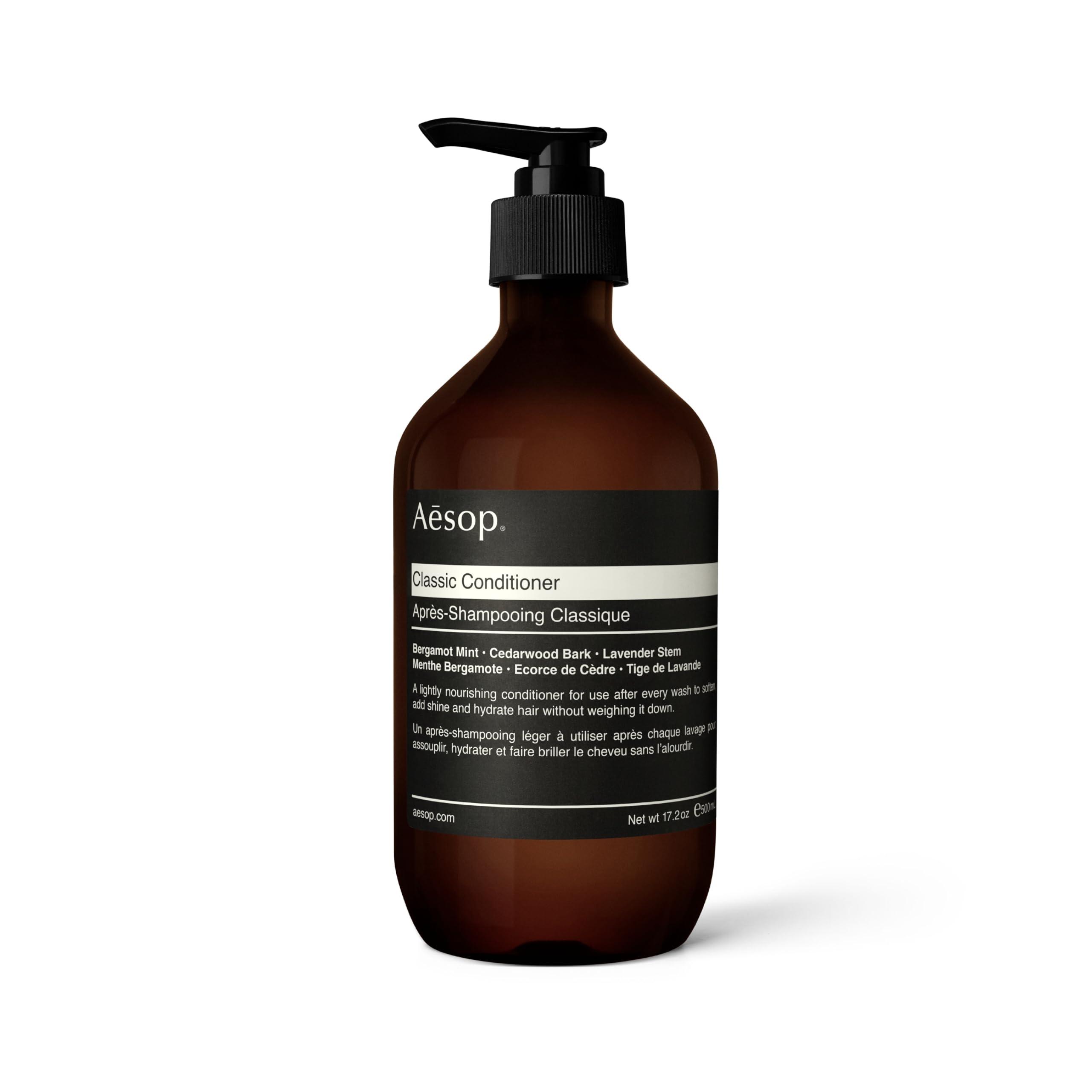 Aesop Aesop Classic Conditioner | Lightly Nourish, Soften, Shine, Hydrate, Disentangle Hair | Bergamot Mint, Cedarwood Bark, Lavender Stem | 16.9 oz / 500mL