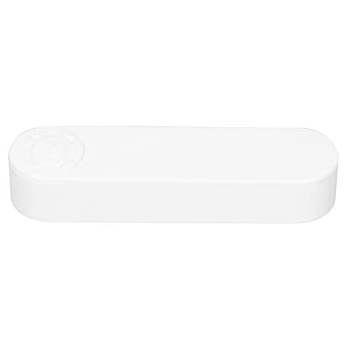 Keenso Cotton Swab Box Portable ABS Mini Travel Swab Case Cartoon Bear Pattern with Cover