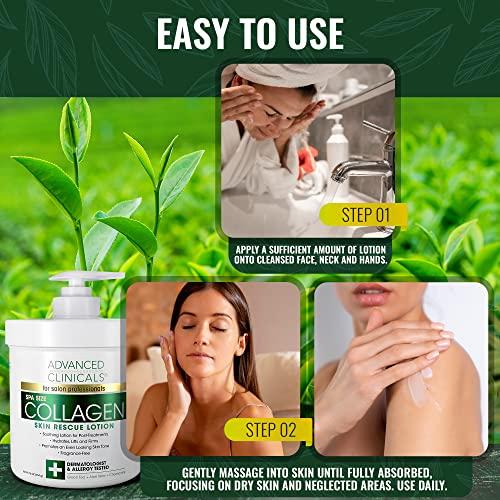 Advanced Clinicals Advanced Clinicals Collagen Skin Rescue Lotion