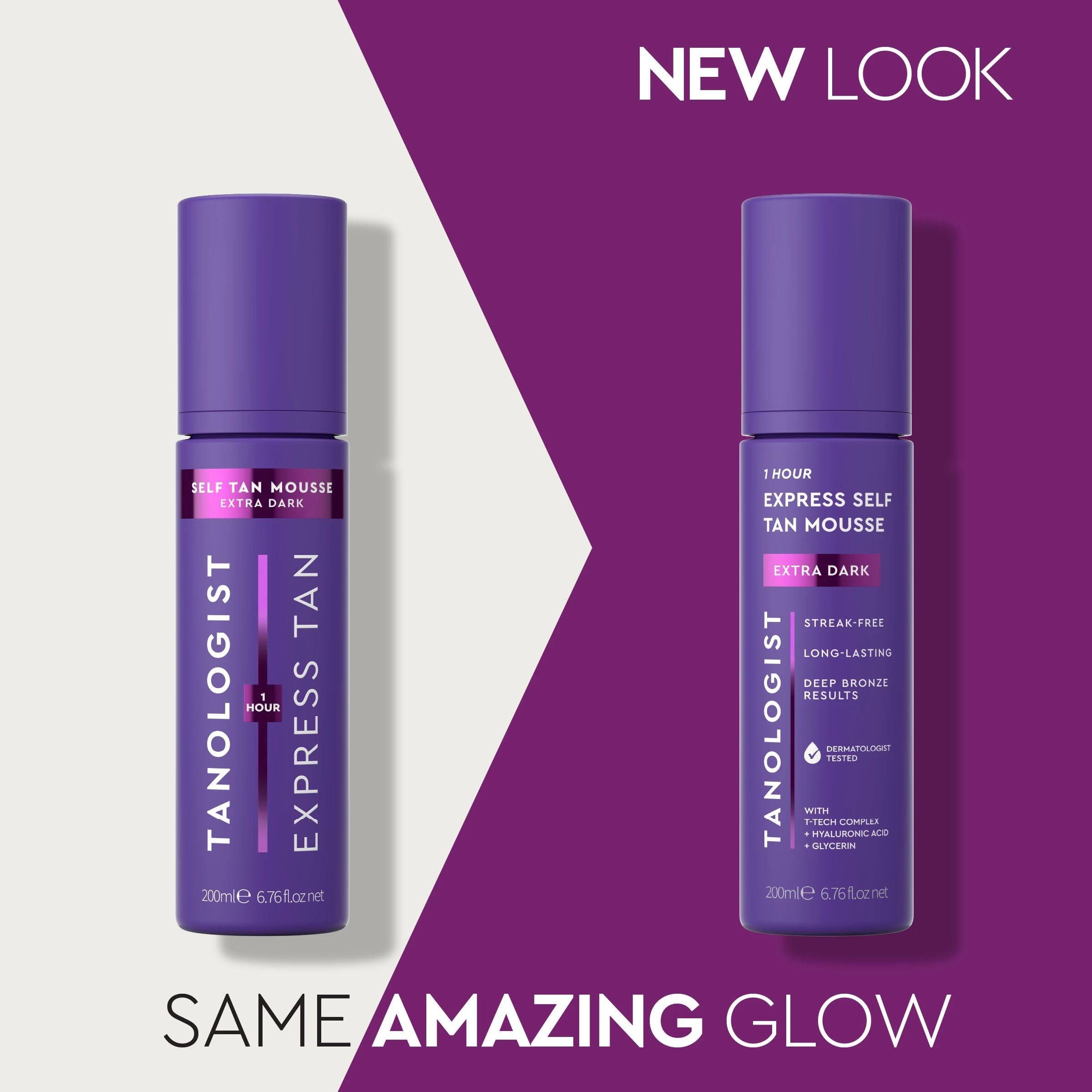 Tanologist Tanologist Express Self Tan Mousse, Extra Dark - Hydrating Sunless Tanning Foam, Vegan and Cruelty Free - 6.76 Fl Oz