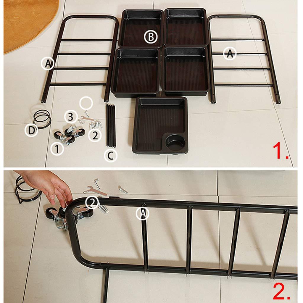 SHAWLA SHAWLA Salon Trolley Salon Storage Trolley Beauty Storage Trolley (Retro Gold Drawer) Multifunctional Professional Dyeing and Hot Barber Shop Bar Cart Mobile Roller Beauty Salon Storage Rack, Gold