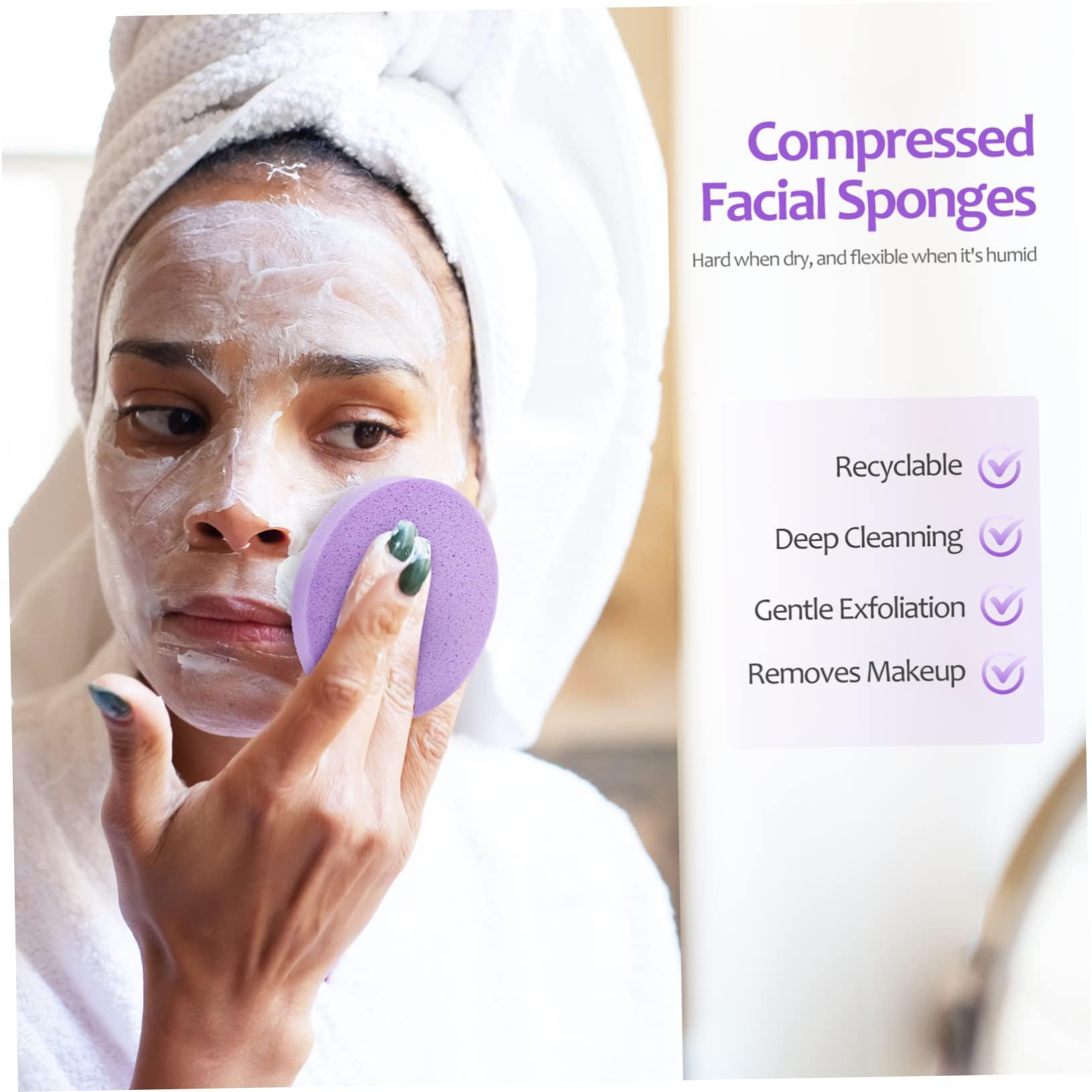 minkissy minkissy Compressed Facial Sponges for Washing Face Face Sponge Spa Makeup Supplies Esthetician Supplies