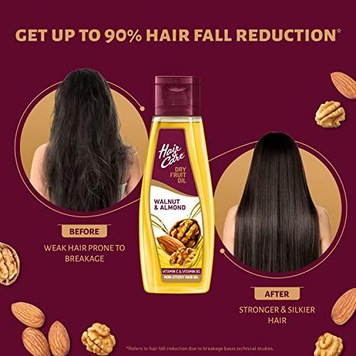 BBRATS BBRATS Hair & Care Dry Fruit Oil with Walnuts, Almonds & Vitamin E| Reduce Haifall |Stronger & Silkier Hair | 500 ml