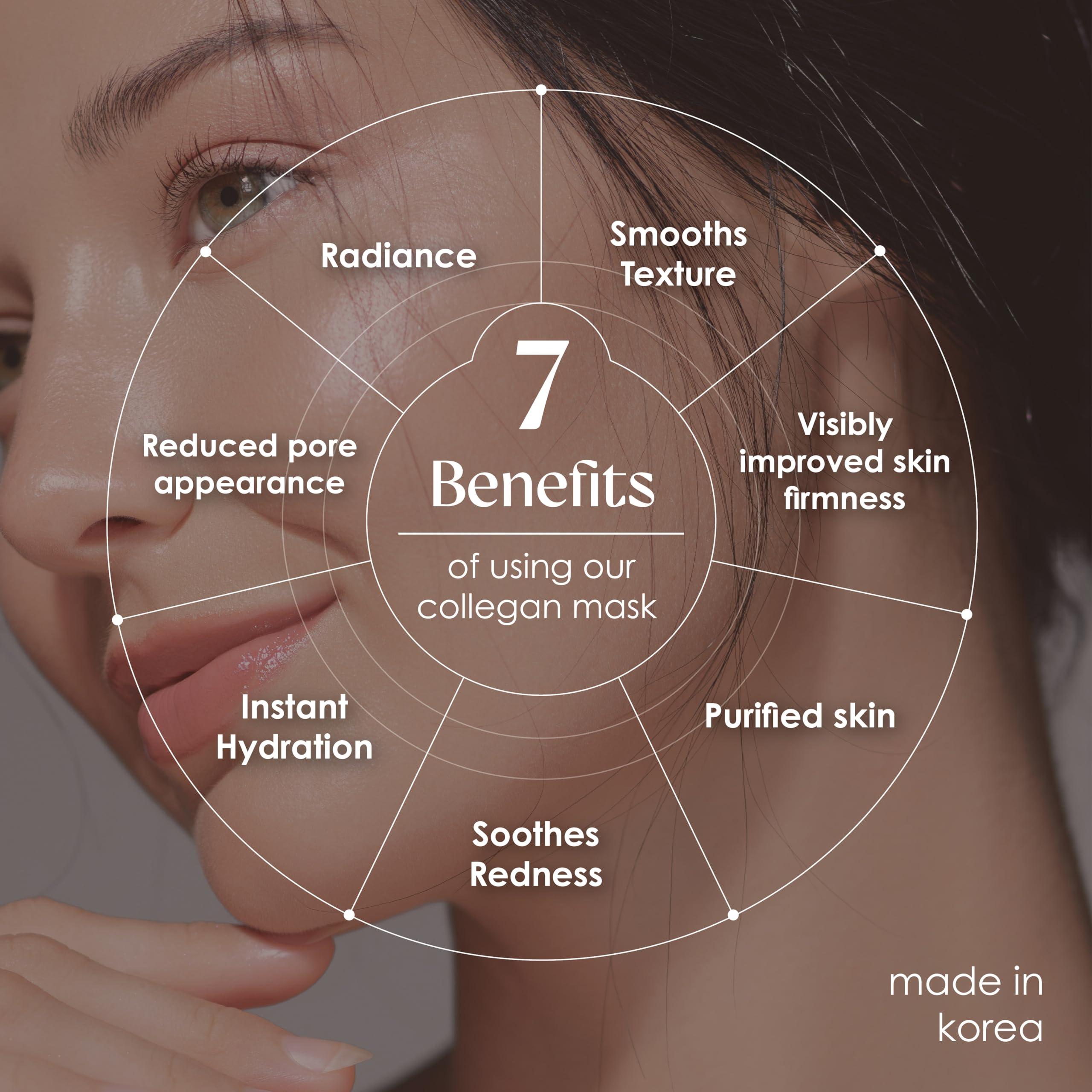 ORIGINAL DERMA BEAUTY ORIGINAL DERMA BEAUTY 24PK Cucumber Essence Face Masks for Skincare - Facial Sheet Mask Korean Skin Care