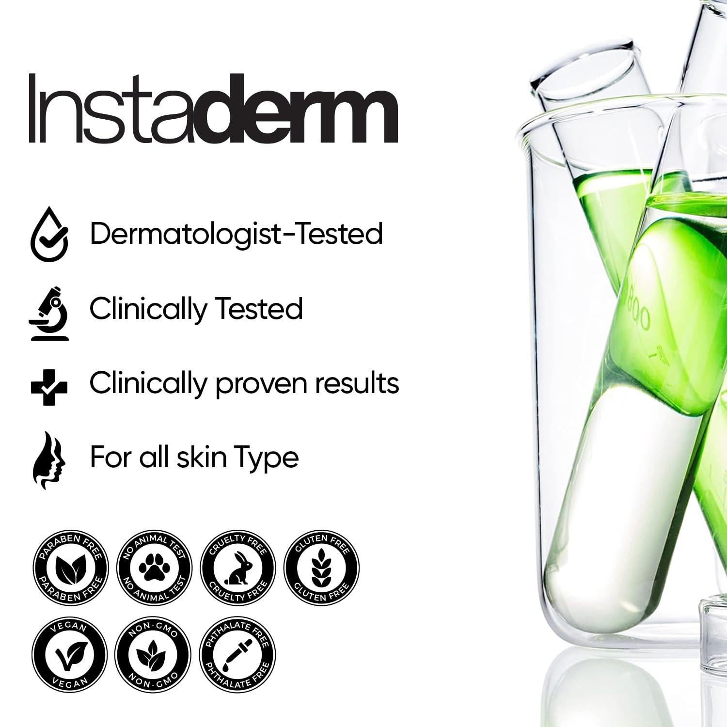 Instaderm Instaderm Vitamin K Cream- Bruise Healing Formula with Arnica. Dark Spot Moisturizer for Bruising, Spider Veins & Broken Capillaries. Repair Under Eye Dark Circles, & Puffiness.