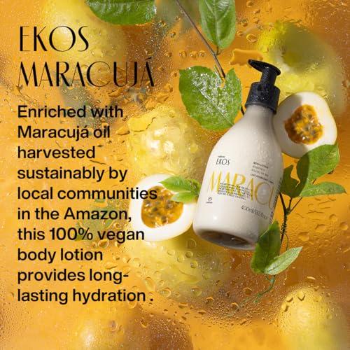 natura natura - Ekos Maracuj Relieving Body Lotion Refill - Calming Lotion - 24 Hours of Hydration - Essential Fatty Acids - Vegan Skin Care - Self Care & Body Care - 13.5 fl oz (400ml)