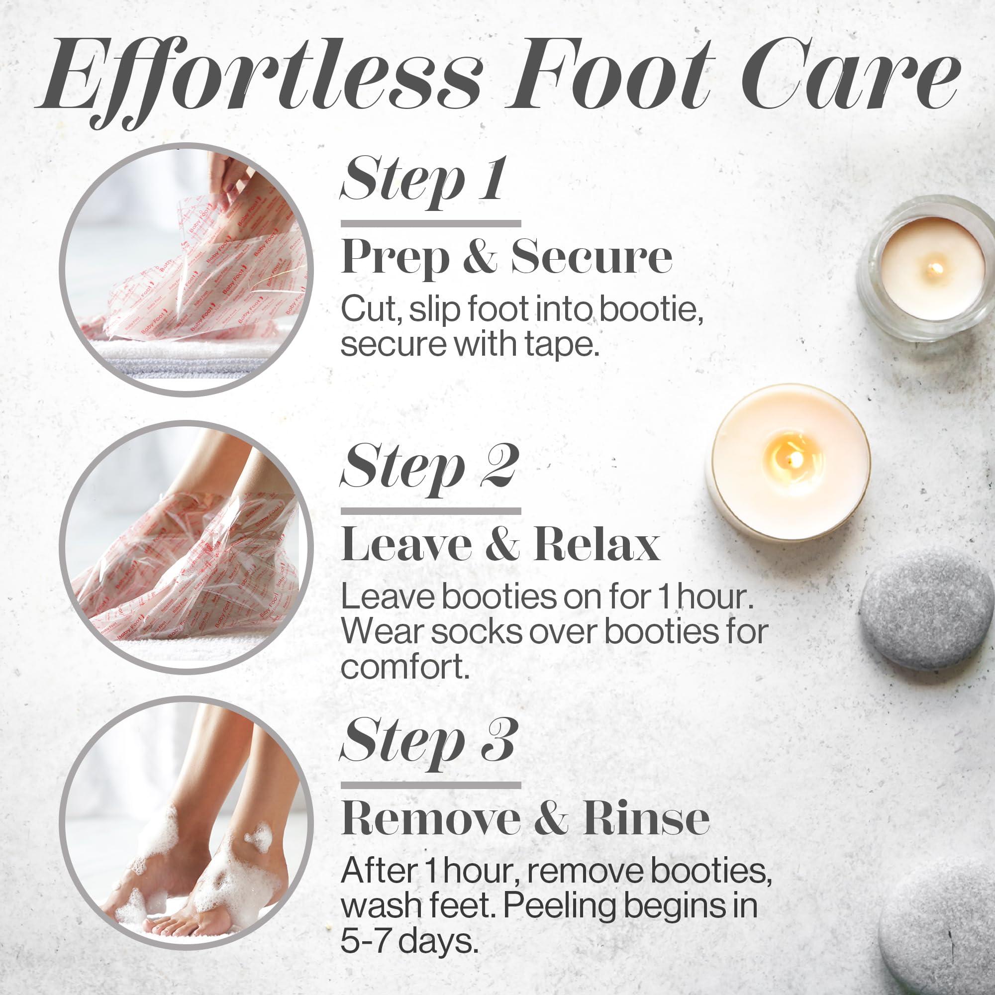 Baby Foot Baby Foot Original Exfoliation Foot Peel - Callus Remover for Rough Cracked, Dry Feet, Dead Skin Removal - Foot Peeling Mask for Baby Soft Feet - Spa Experience at Home & Gift Ideas - Lavender Scented