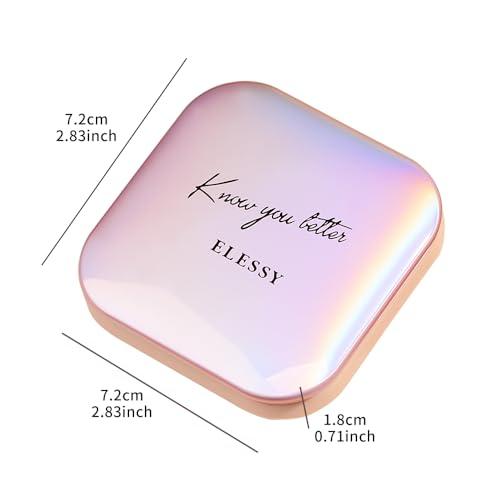 ELLESY ELLESY Highlighter Makeup Palette Long Lasting Face Highlighter Powder Shimmer Highlight Palette Suit All Skin Tones-RAINBOW GLOW