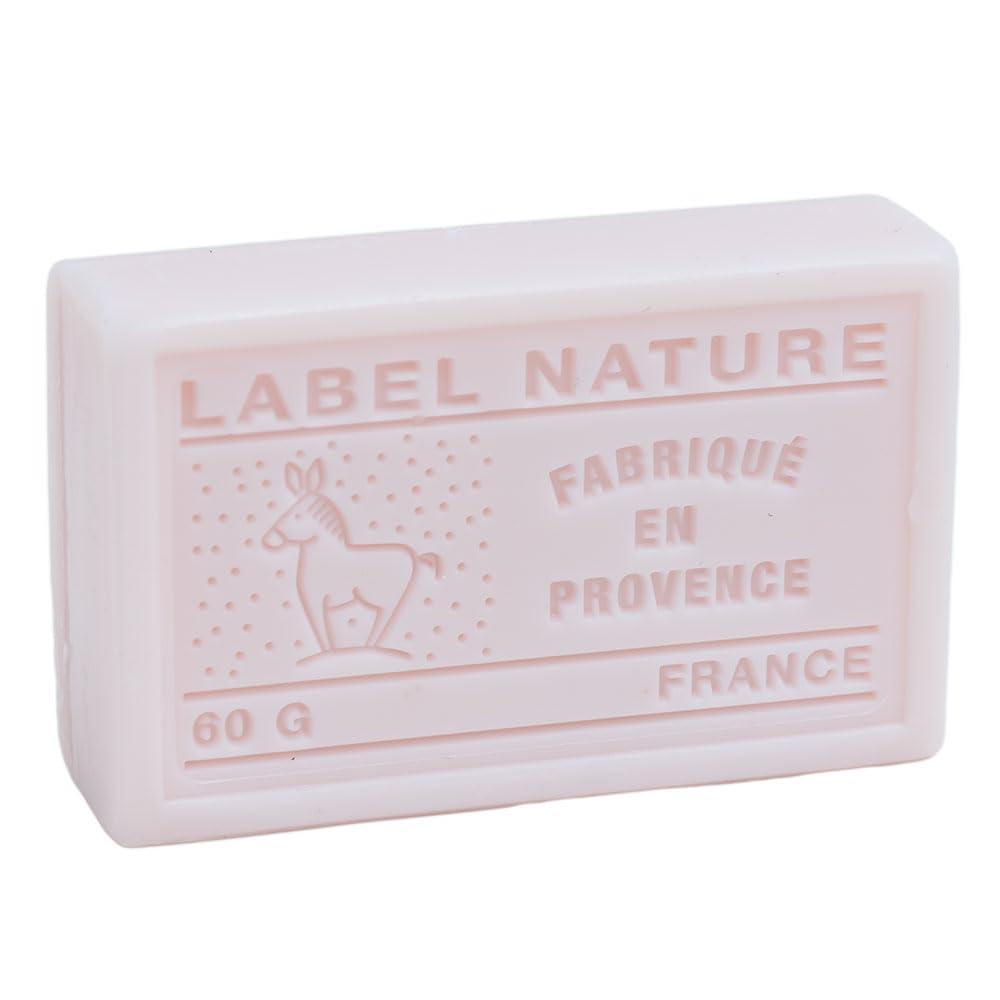 Label Provence Nature Label Provence Savon de Marseille - French Soap Made With Fresh Organic Donkey Milk - Eglantine Fragrance - 60 Gram Bar - Set of 3