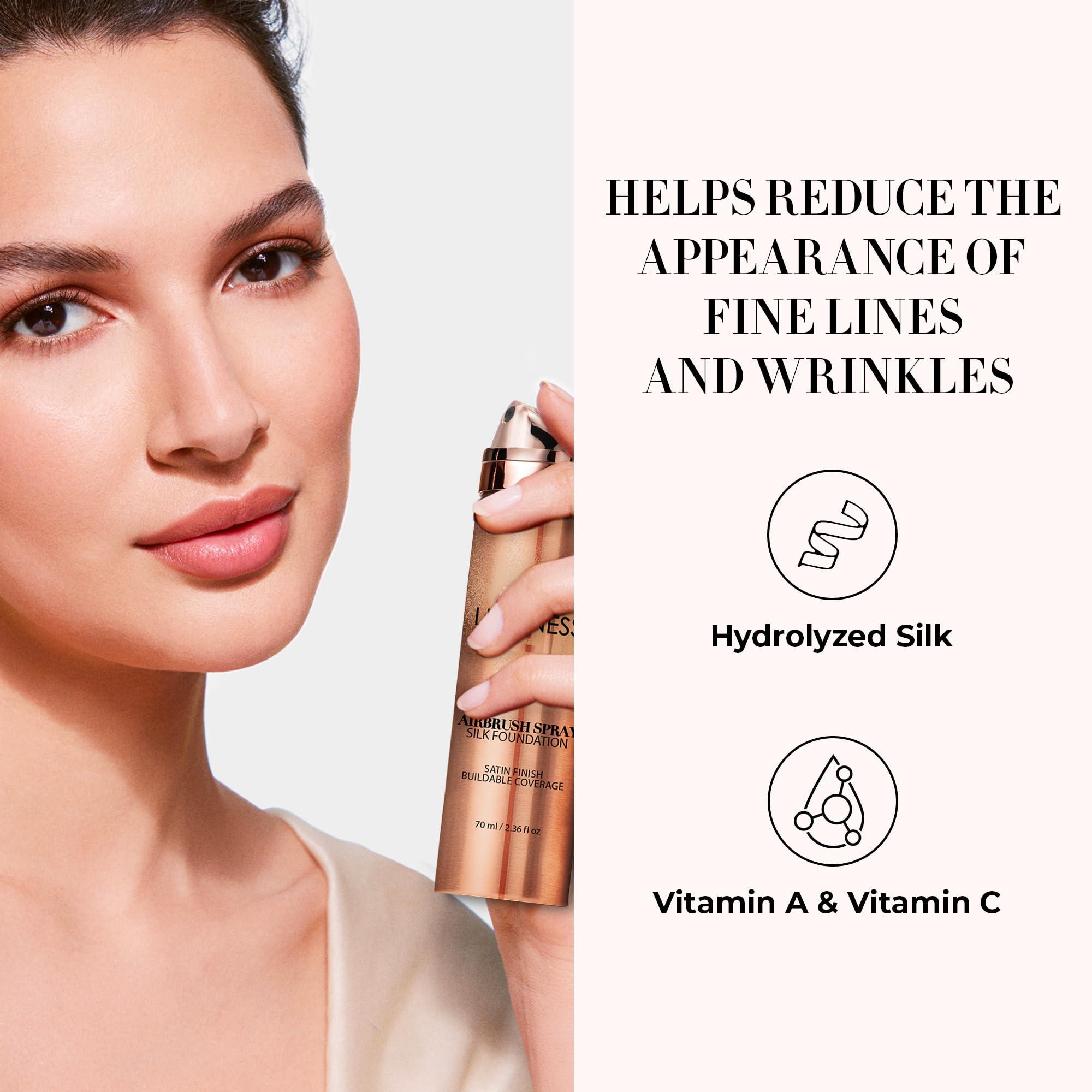 LUMINESS LUMINESS Silk Airbrush Spray Foundation & Buffing Brush Kit - Light Fair