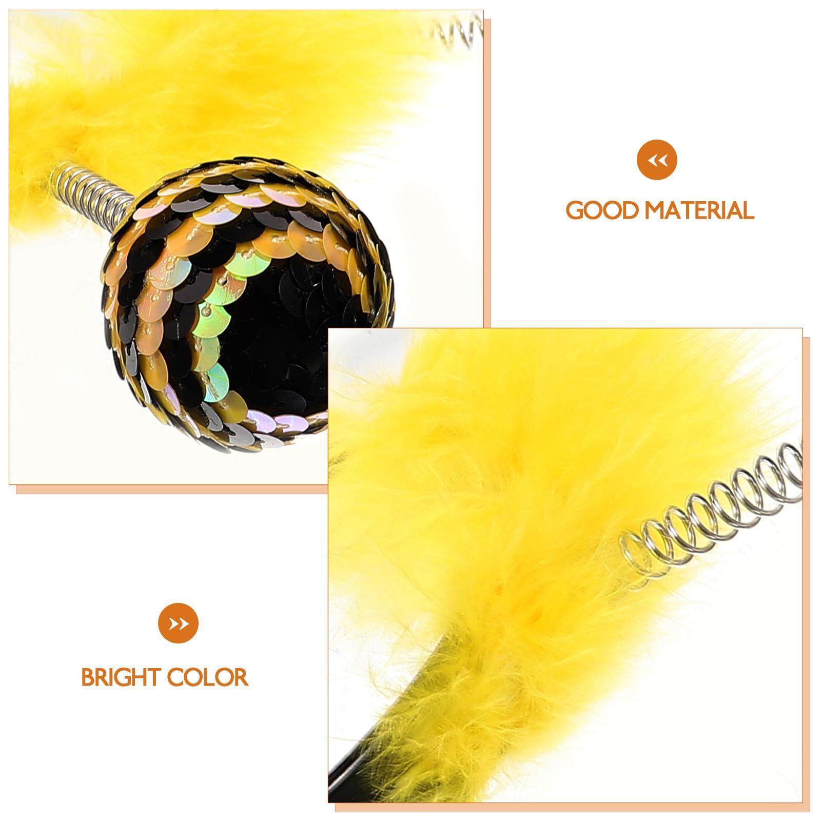 OSALADI OSALADI Hair Ties Halloween Bee Headbands Bee Hair Bands Antenna Headband Hair Bands Bee Tentacle Headbands for Adults Bees