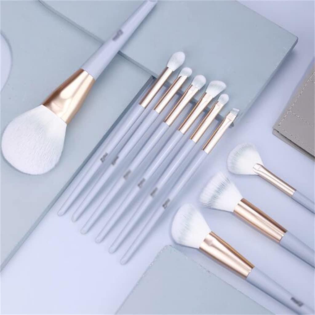 JMKJMJP JMKJMJP 10 Silk Makeup Brush Set Novice Beginner Full Set Of Beauty Tools Loose Powder Brush Eye Shadow Brush